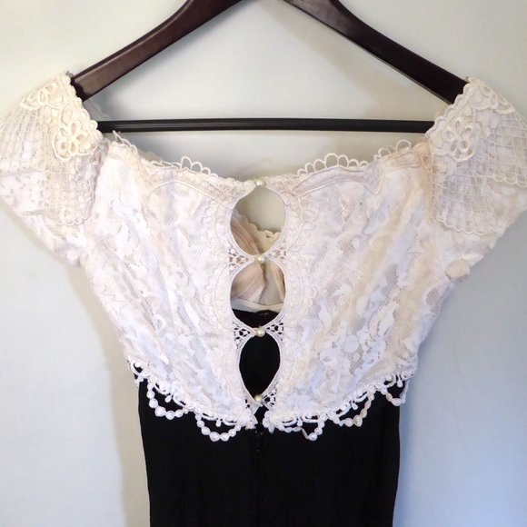 SCOTT McCLINTOCK BRAND WOMENS SHORT BLACK DRESS (PRE-OWNED) SIZE 12 - Picture 7 of 16